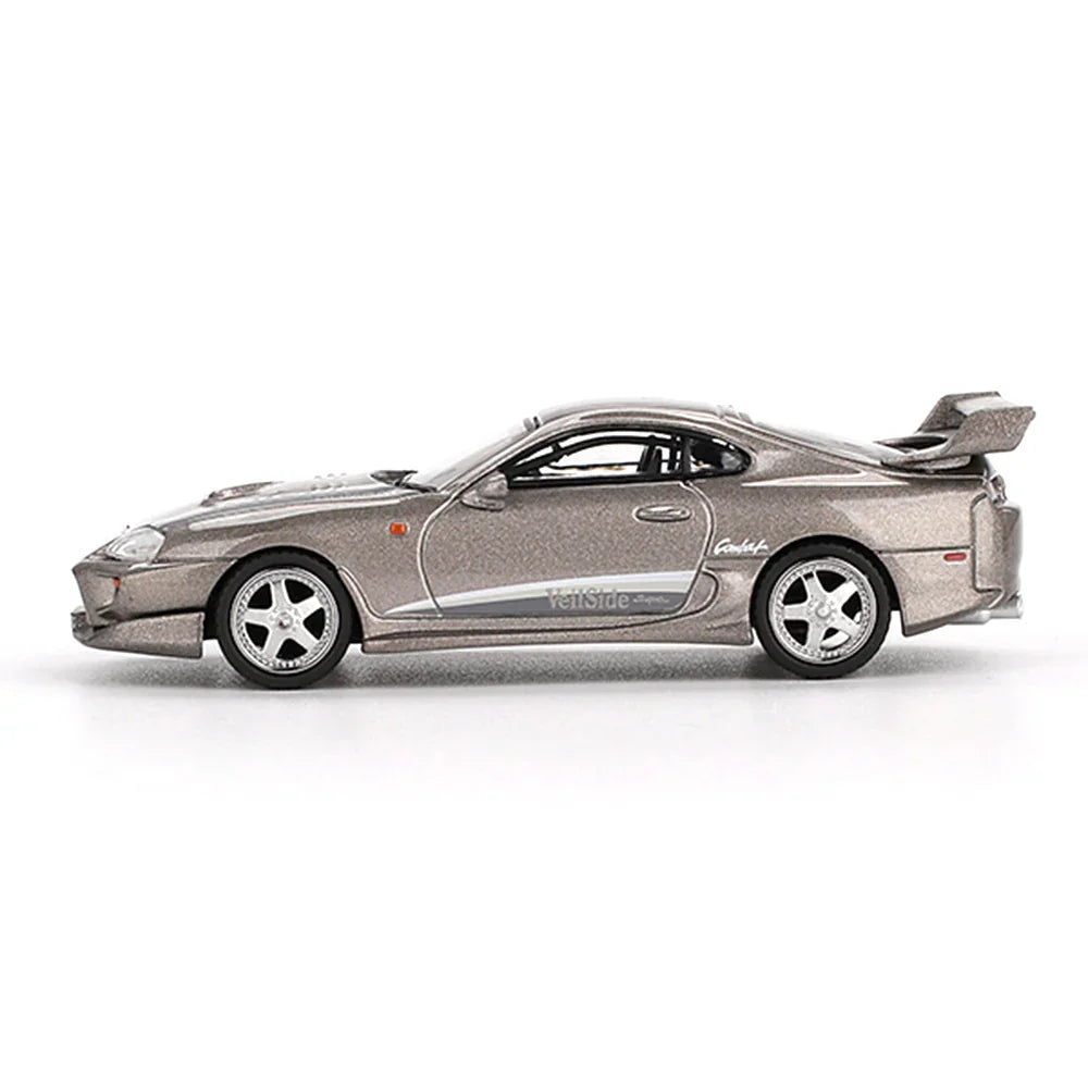 Mini GT 1:64 Toyota Supra VeilSide Combat V-II – Combat Grey (RHD) - Jaiman Toys