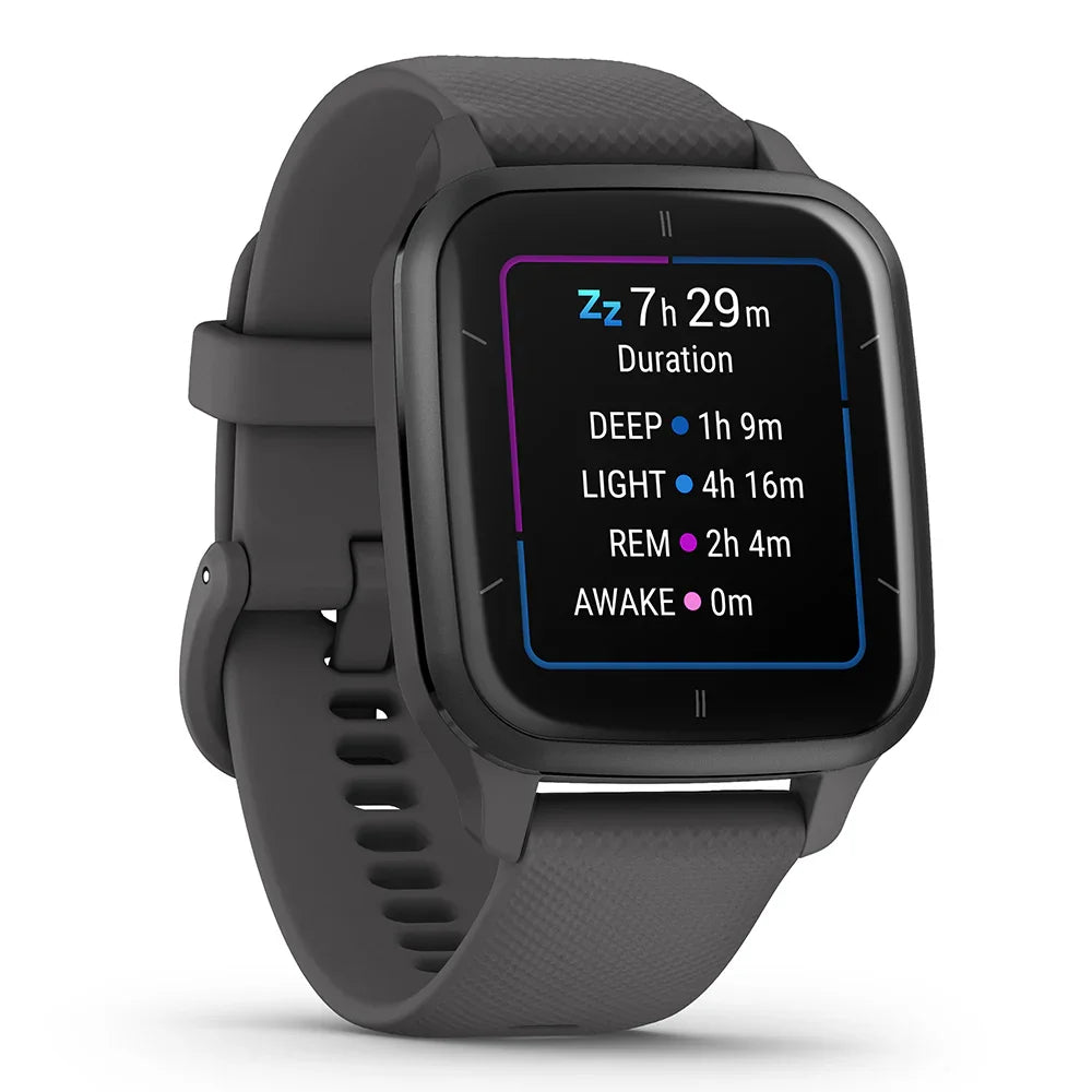 Garmin Venu Sq 2 - Slate/Gray | GPS Smartwatch with AMOLED Display & Health Tracking - Jaiman Toys