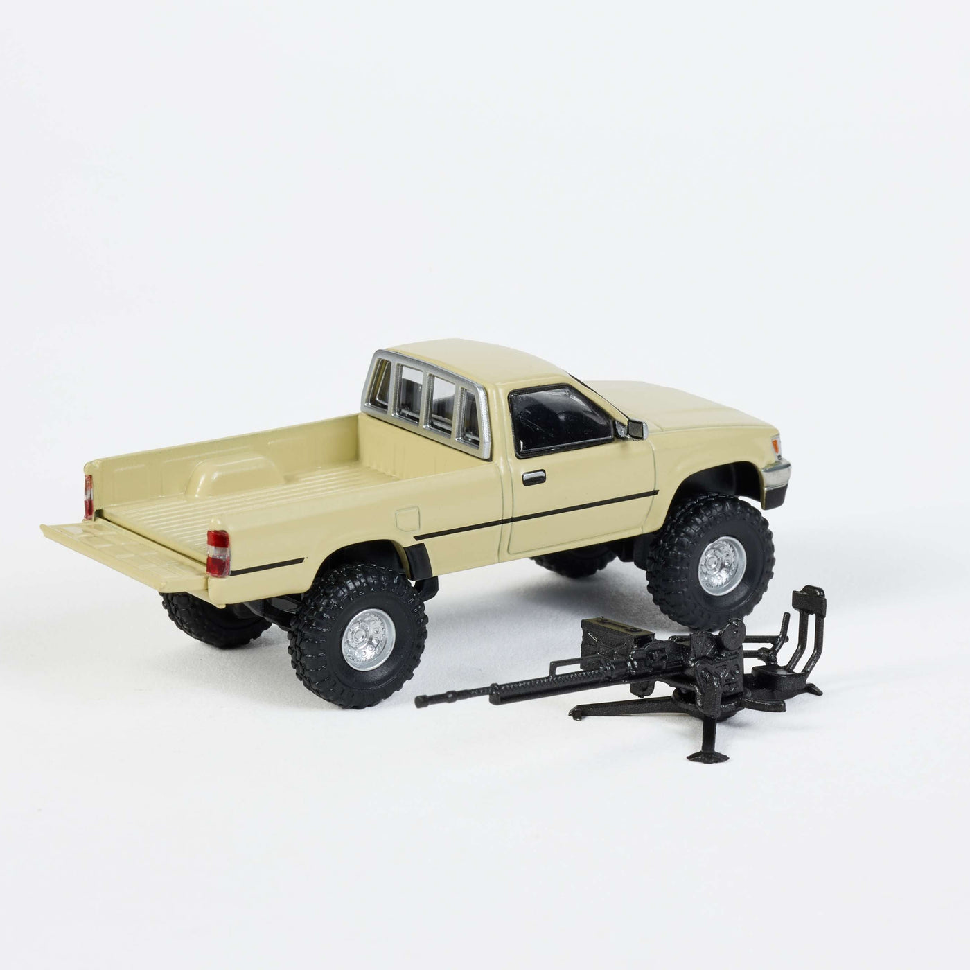 MASSDI 1:64 Toyota Hilux LN107 1994 Beige Die-Cast Pickup Truck Model Car Collectible