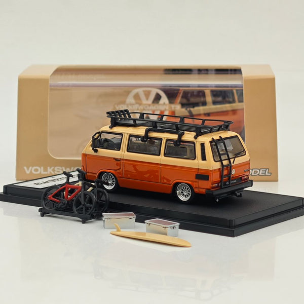 Mortal 1:64 Volkswagen T3 Low Die-Cast Van | Premium Modified VW Bus Collectible with Accessories