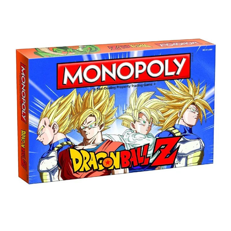 USAopoly Dragon Ball Z Edition Monopoly – Power Up and Dominate the Game! - Jaiman Toys
