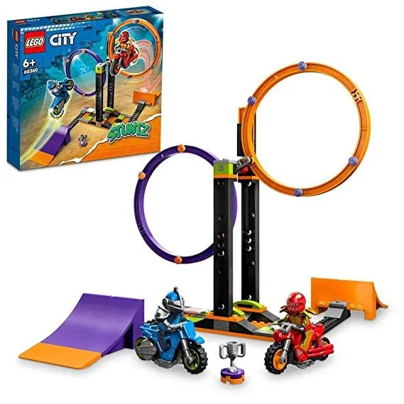 LEGO 60360 Spinning Stunt ChallengeBuilding Toy Set (117 Pieces) - Jaiman Toys