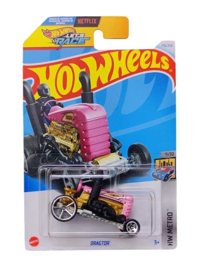 Hot Wheels 1:64 Scale 5-Car Die-Cast Set | BMW 635 CSi, Piranha Terror, Long Bloc, ’99 Ford F-150 SVT Lightning & Dragtor