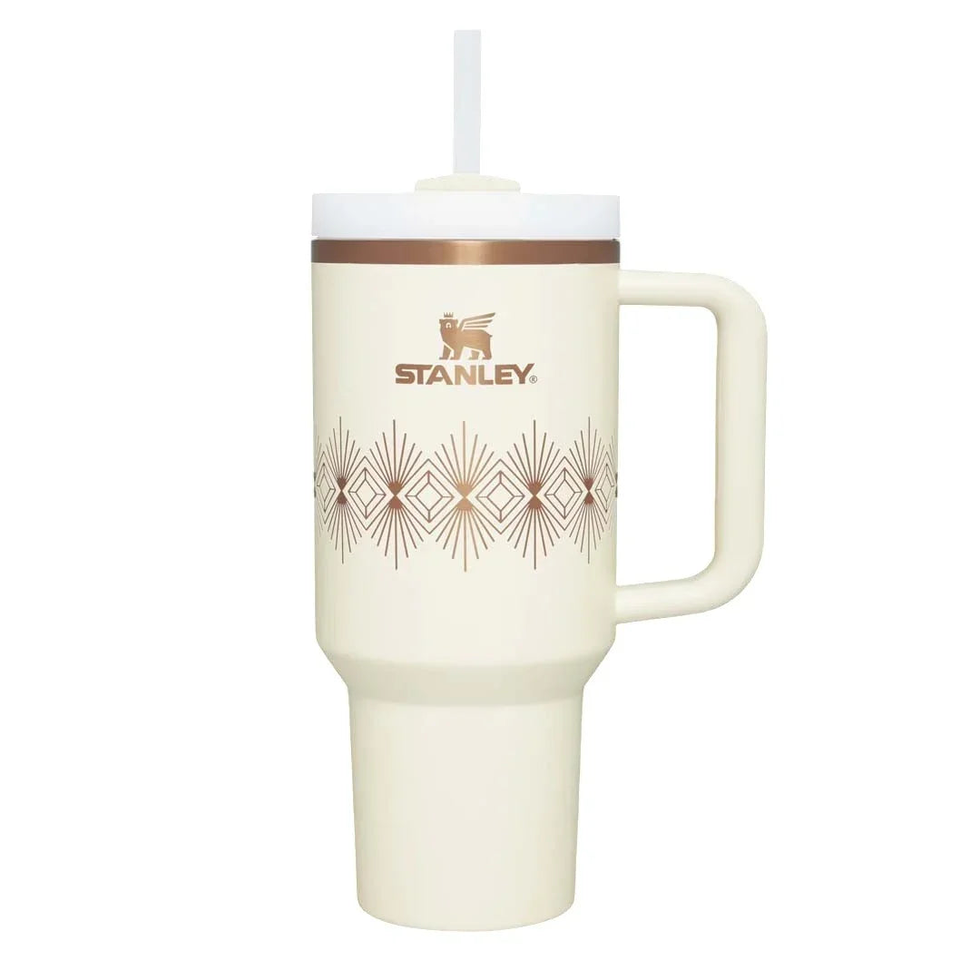 STANLEY Quencher H2.0 FlowState Stainless Steel Vacuum Insulated Tumbler with Lid and Straw for Water, Iced Tea or Coffee (Heather, 40 oz) - Jaiman Toys