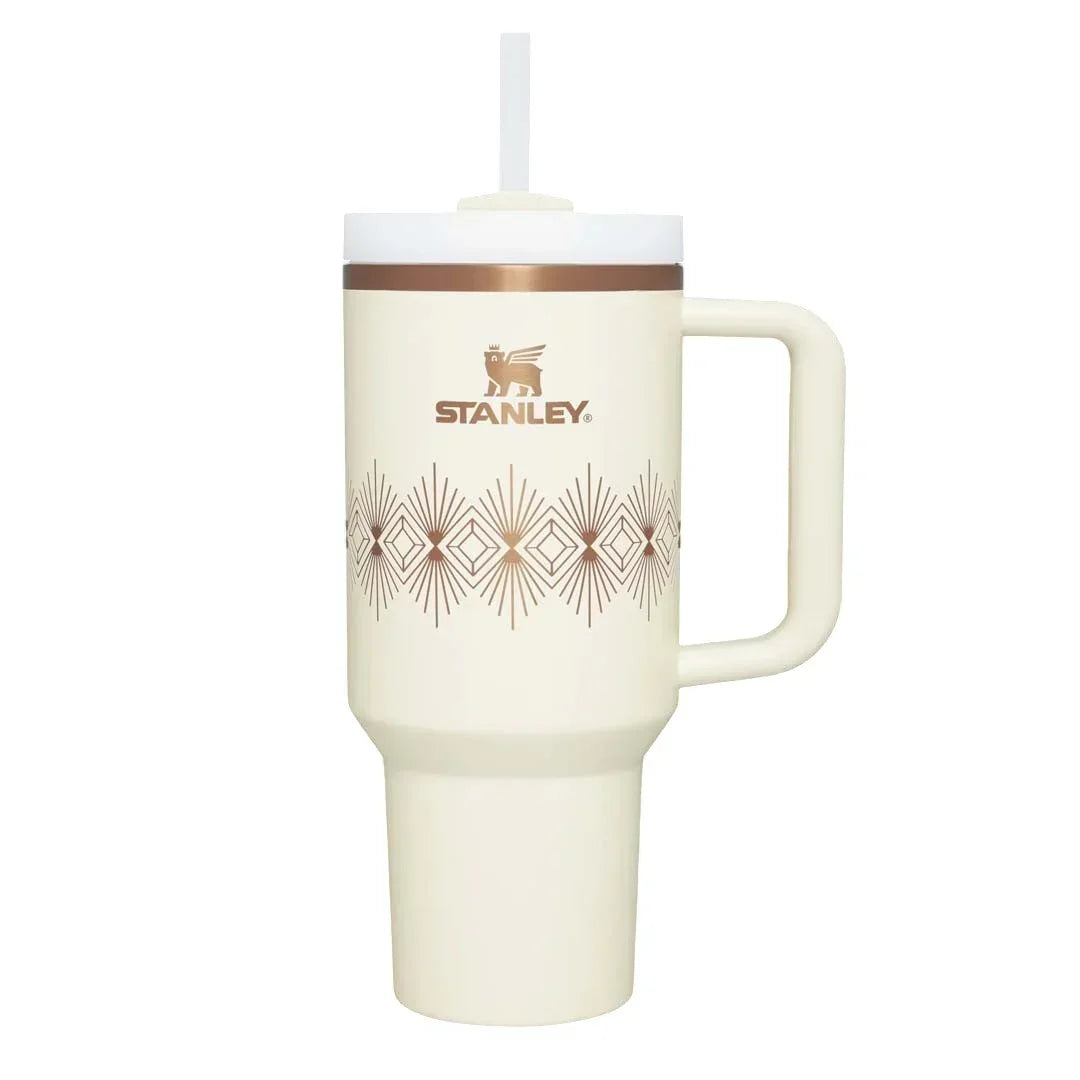 STANLEY Quencher H2.0 FlowState Stainless Steel Vacuum Insulated Tumbler with Lid and Straw for Water, Iced Tea or Coffee (Heather, 40 oz) - Jaiman Toys