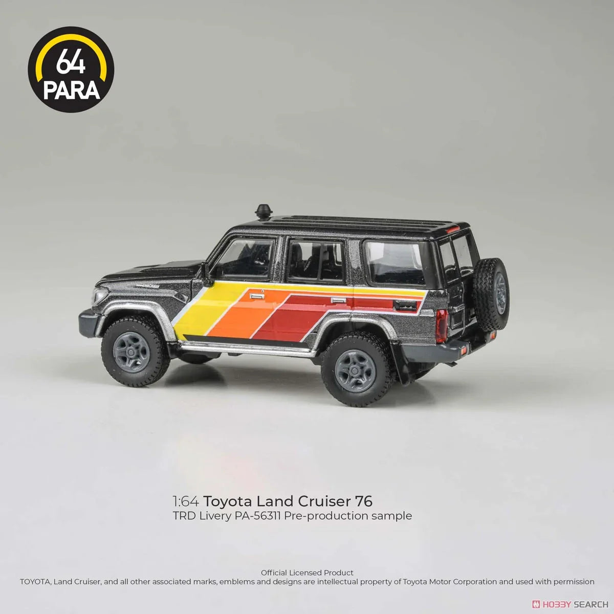 PARA64 1/64 2014 Toyota Land Cruiser LC 76 TRD Livery RHD - Jaiman Toys