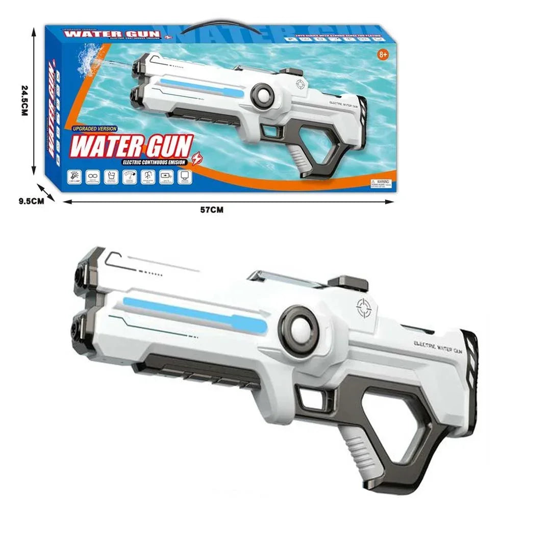 Electric Water Gun: Electric Burst Water Gun β Fully Automatic High-End Version with Lighting, Powerful High-Pressure Spray Toy for Boys and Girls (Ages 3+)! - Jaiman Toys