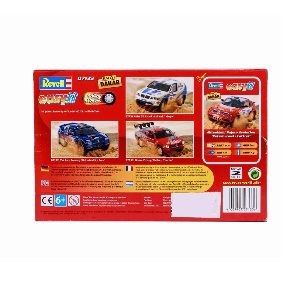 Revell Easykit Mitsubishi Pajero Evolution Dakar Rally 1:32 Scale - Jaiman Toys