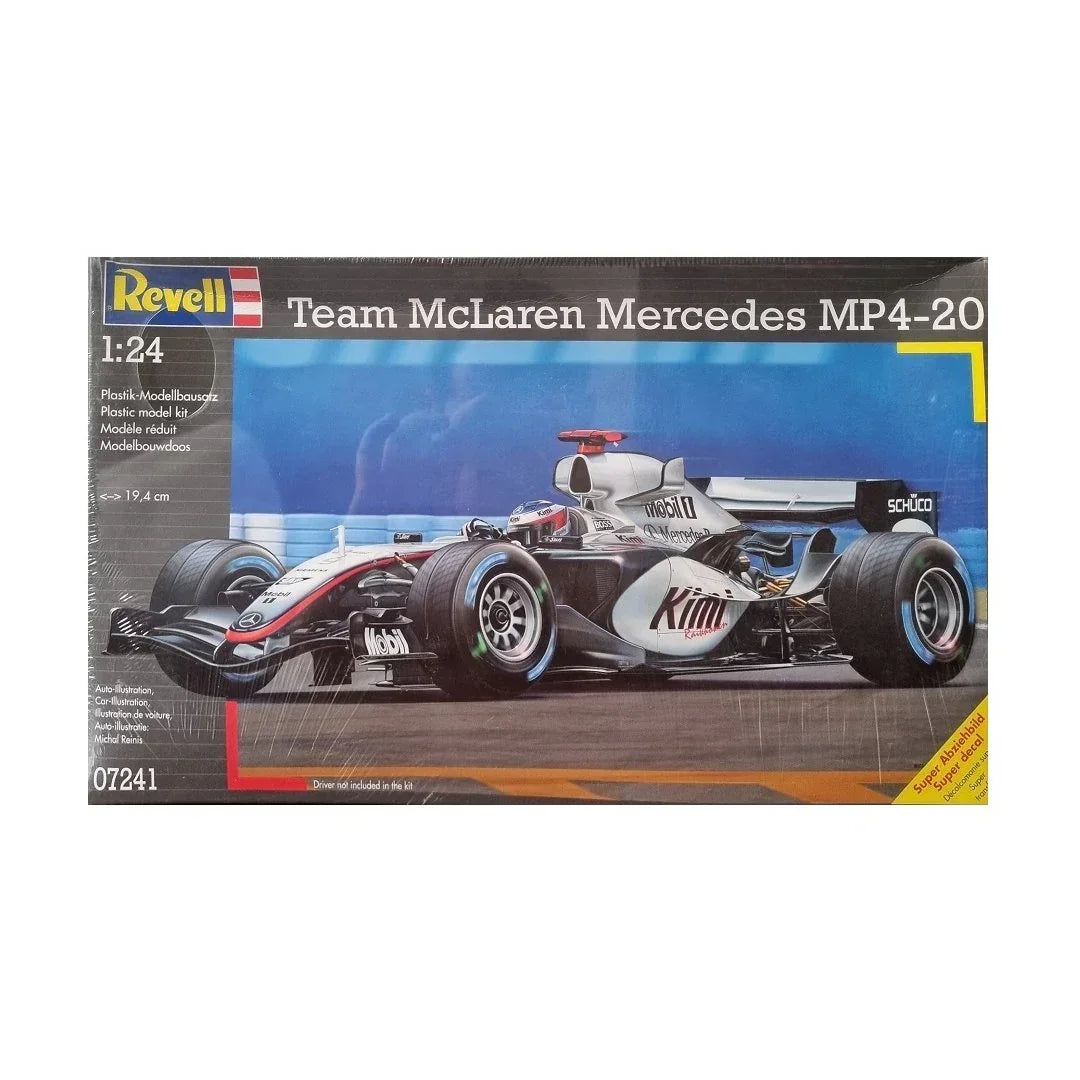 Revell McLaren Mercedes MP4-20 1:24 Scale Plastic Model Kit 07241 (Officially Licensed) - Jaiman Toys