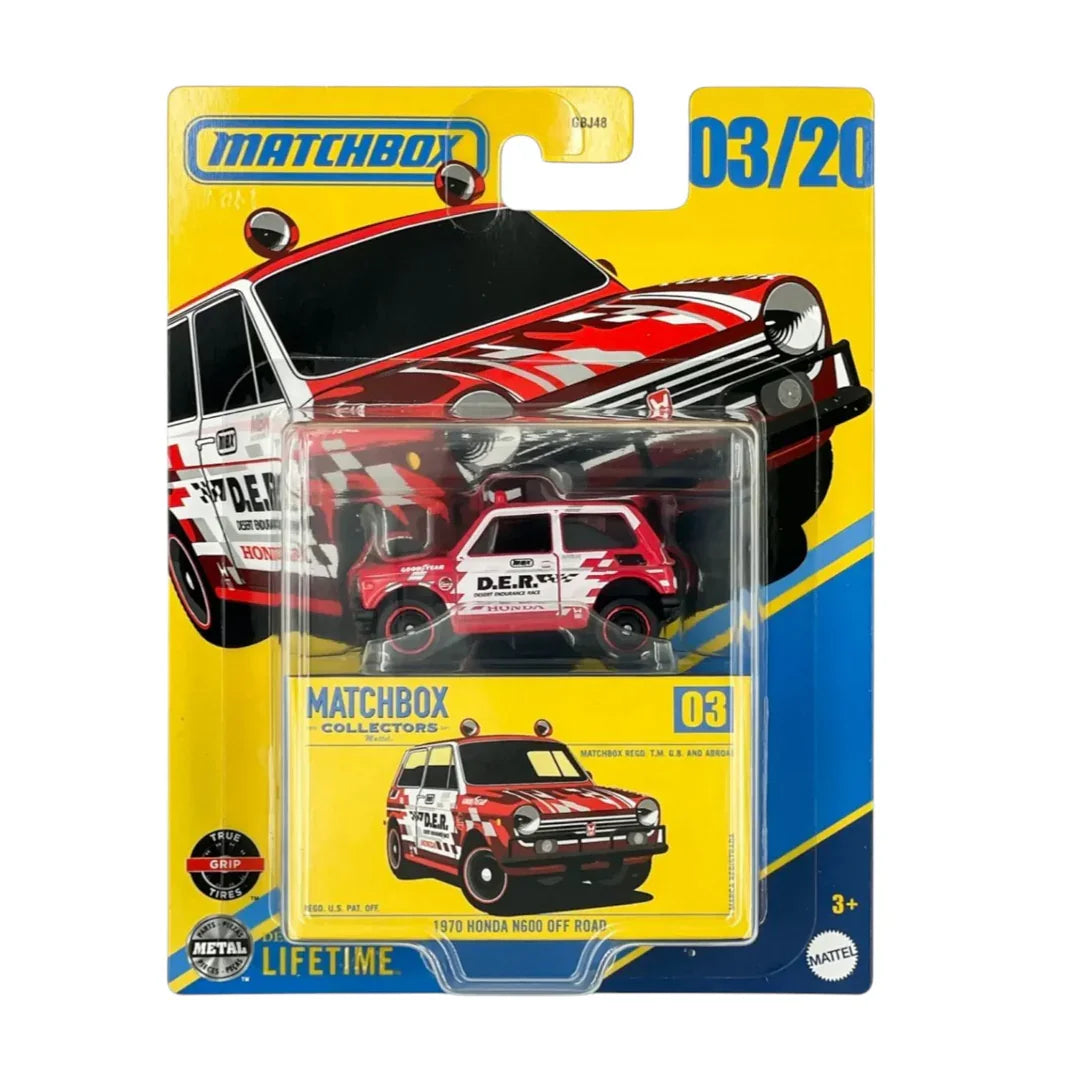 Matchbox Collectors 1970 Honda N600 Off-Road – 1:64 Scale Die-Cast (03/20) - Jaiman Toys