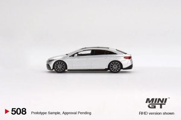 MGT00508 164 Mercedes-Benz EQS 580 4MATIC Silver Metallic Excellence - Jaiman Toys