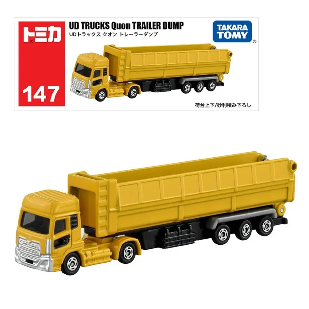 Takara Tomy Tomica 147 UD Trucks Quon Trailer Dump Diecast Scale Model Car - Jaiman Toys