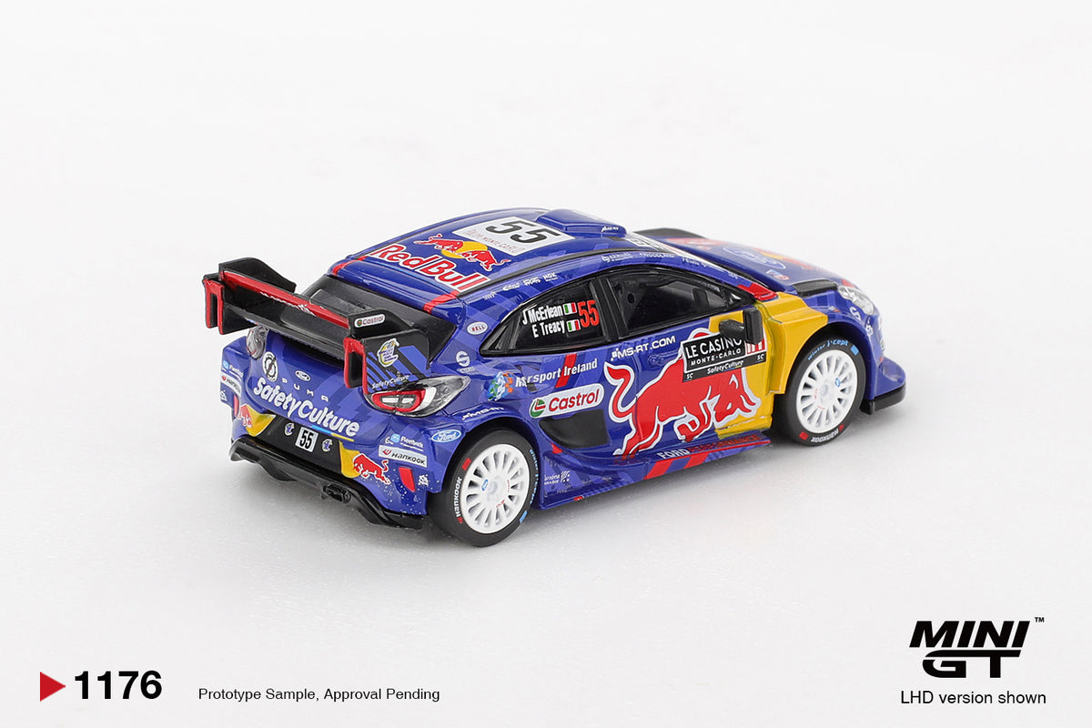 Minigt 1:64 FORD PUMA RALLY1 #55 M-SPORT FORD WRT 2025 RALLY MONTE-CARLO