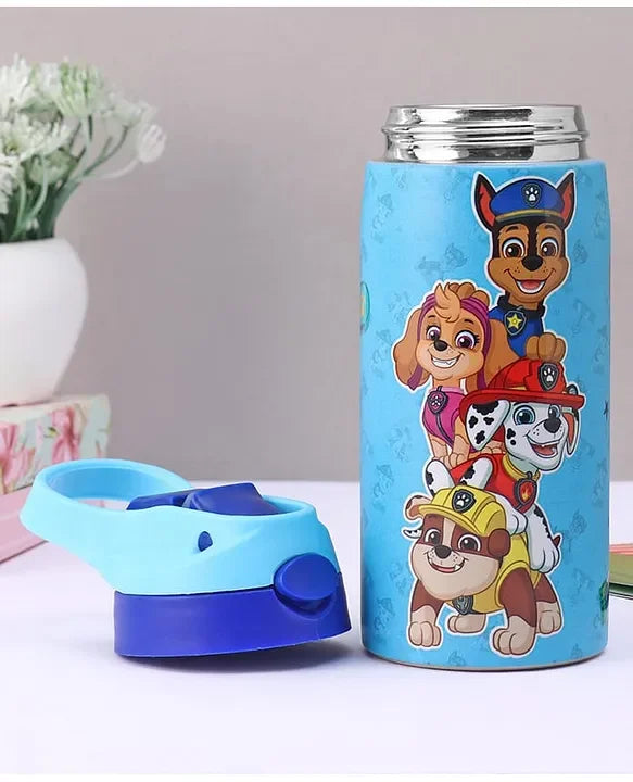 Striders Paw Patrol Printed Stainless Steel Sipper Bottle - 500Ml - Jaiman Toys