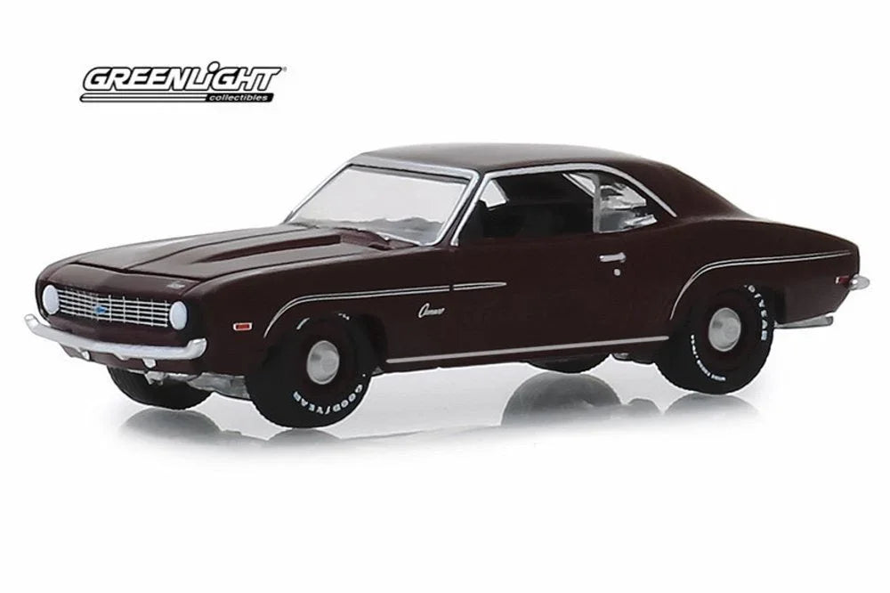 Greenlight 1969 Chevrolet COPO Camaro Turns 50 Car, Burgundy (Not Easy To Get) - Jaiman Toys