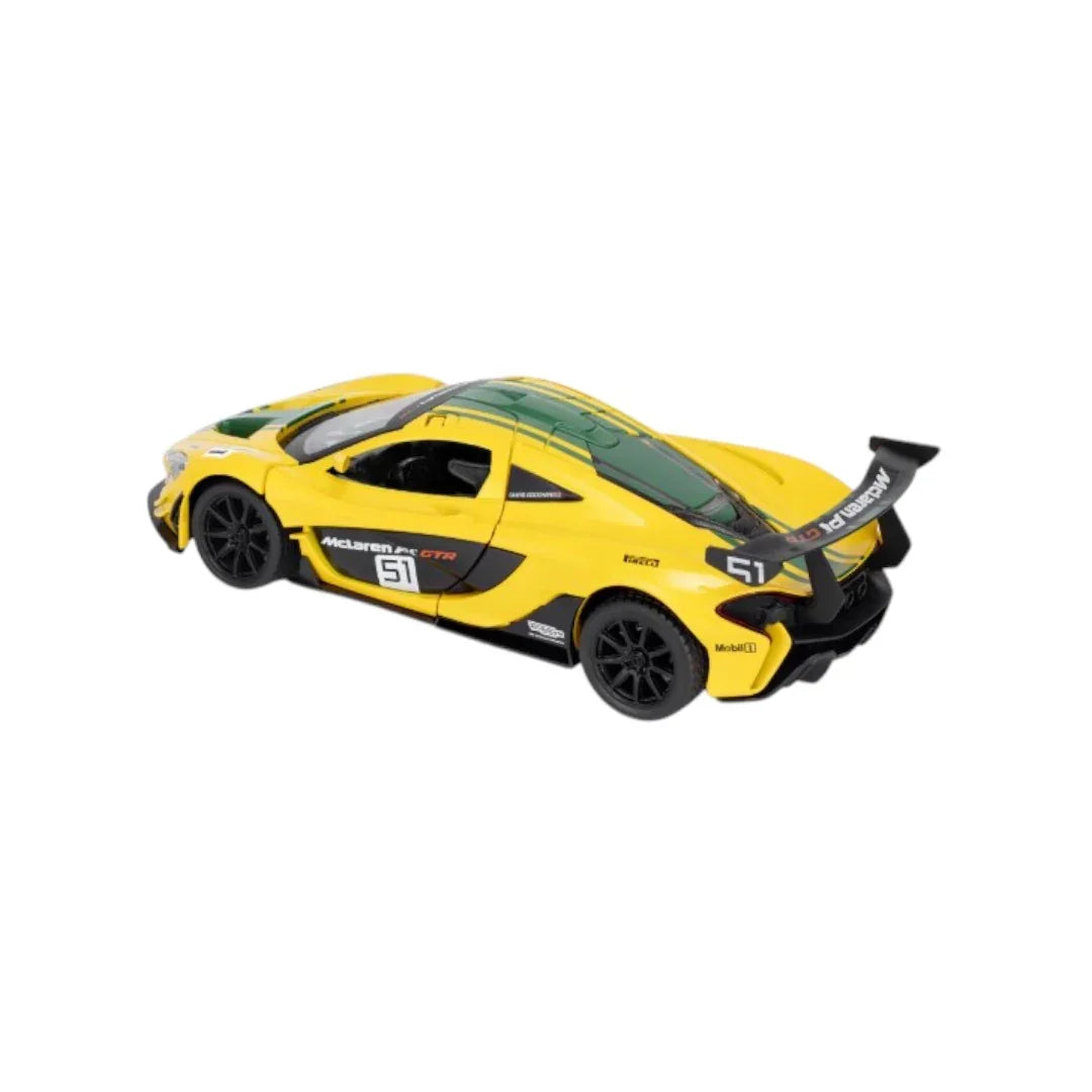 Joy Junction 1:24 McLaren P1 GTR Diecast Model Car – Yellow (JJ252) - Jaiman Toys
