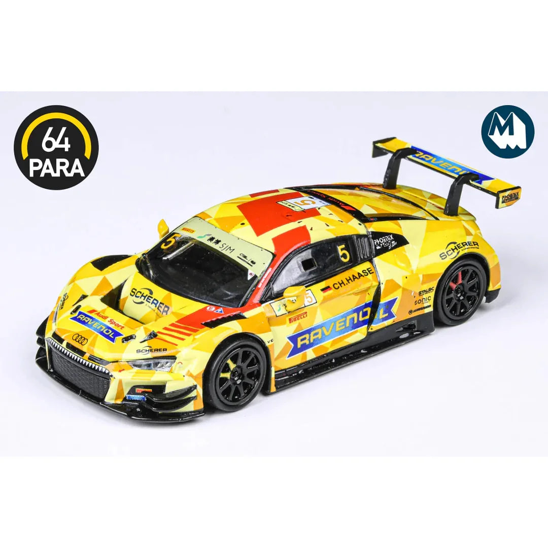 PARA64 1:64 Audi R8 LMS 2019 FIA Macau GT – Team Phoenix #5 PA55256 Diecast Model Car
