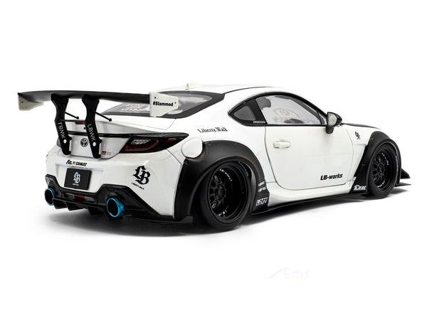 Mini GT 1:64 Toyota GR86 LB★Nation White – MiJo Exclusives Limited Edition #769 Diecast Model (Blister Pack)