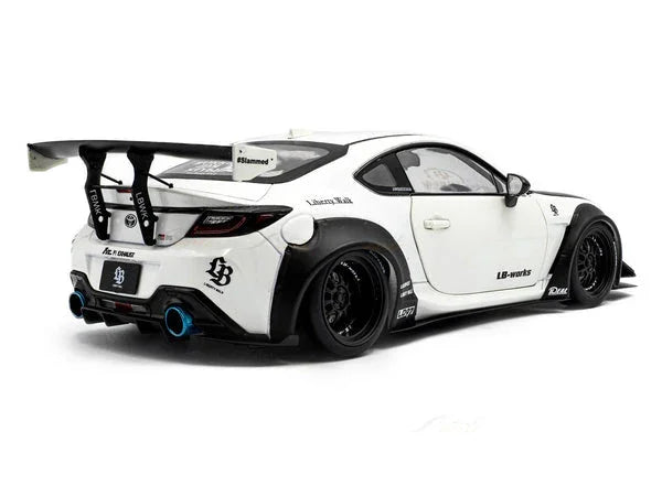 Mini GT 1:64 Toyota GR86 LB★Nation White – MiJo Exclusives Limited Edition #769 Diecast Model (Blister Pack)