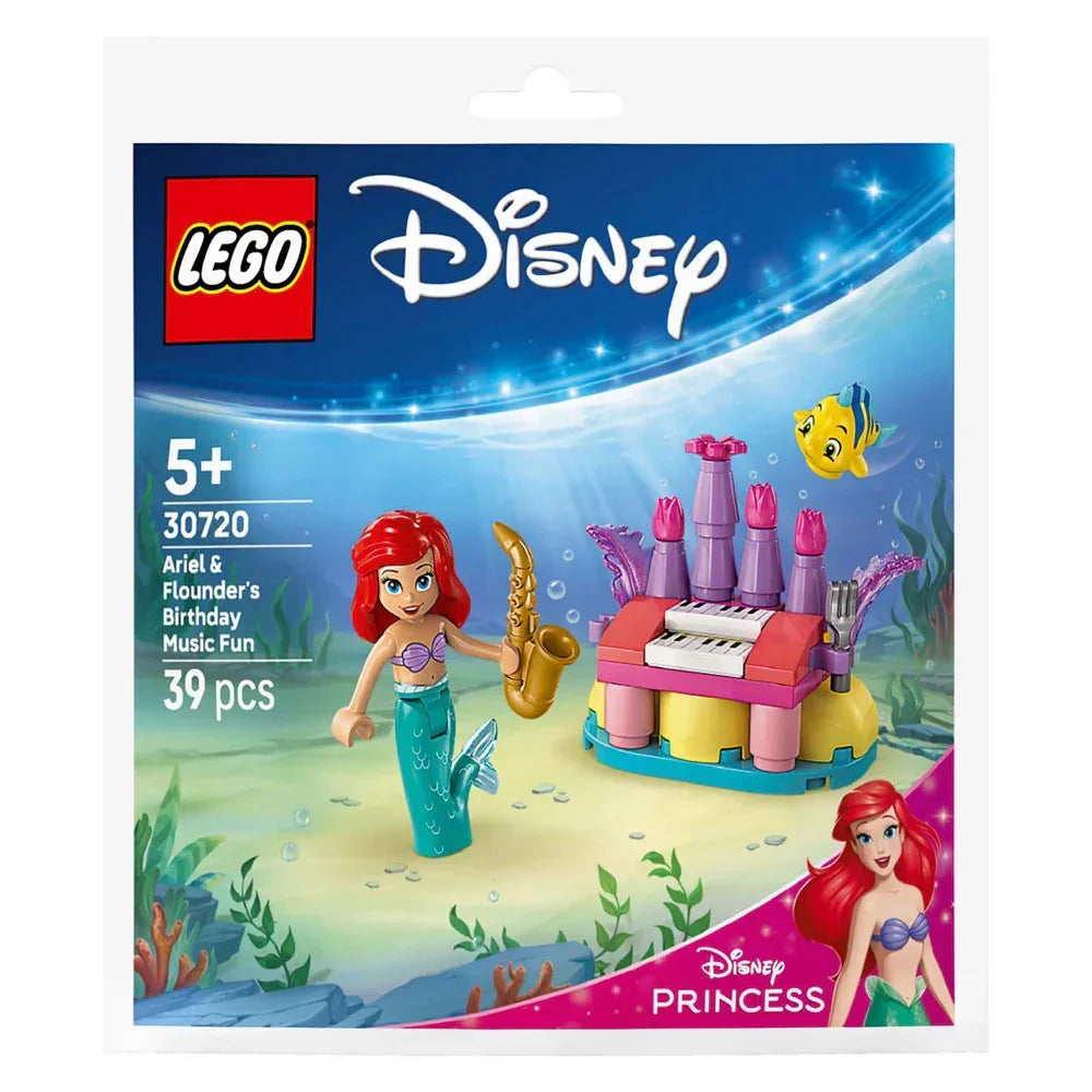 LEGO® 30720 Disney Ariel & Flounder’s Birthday Music Fun | 39 Pieces | Ages 5+ | 2026