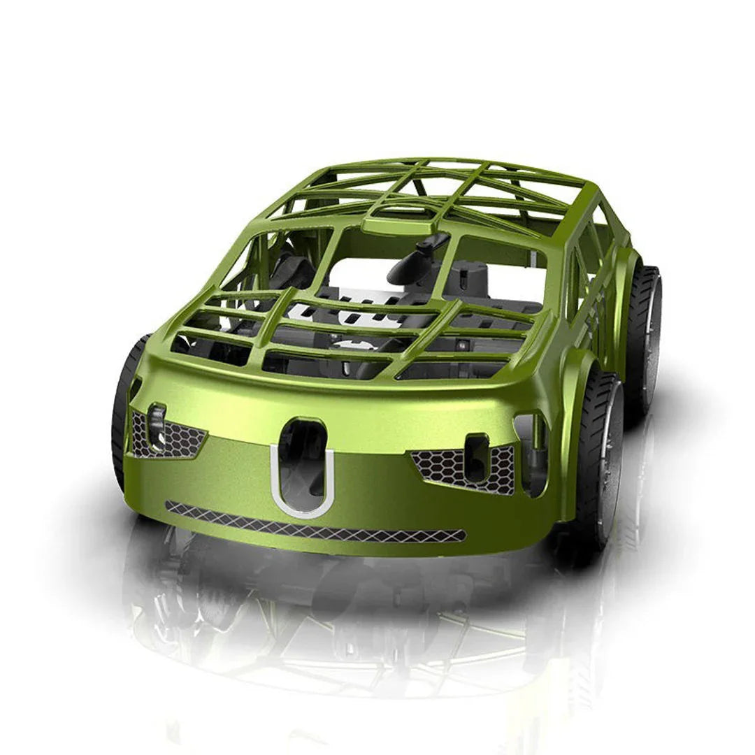 SG900PRO Dual-Mode 2-in-1 Flying Car Drone – RC Air + Ground Vehicle with LED Lights (Green)