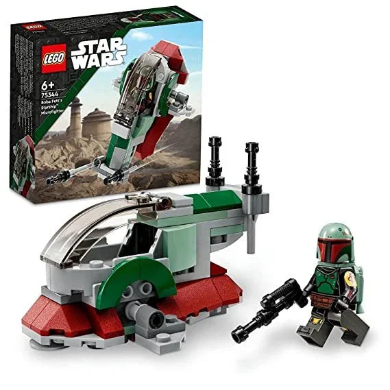 LEGO Star Wars Boba Fett's Starship Microfighter 75344 Building Toy Set (85 Pcs) - Jaiman Toys