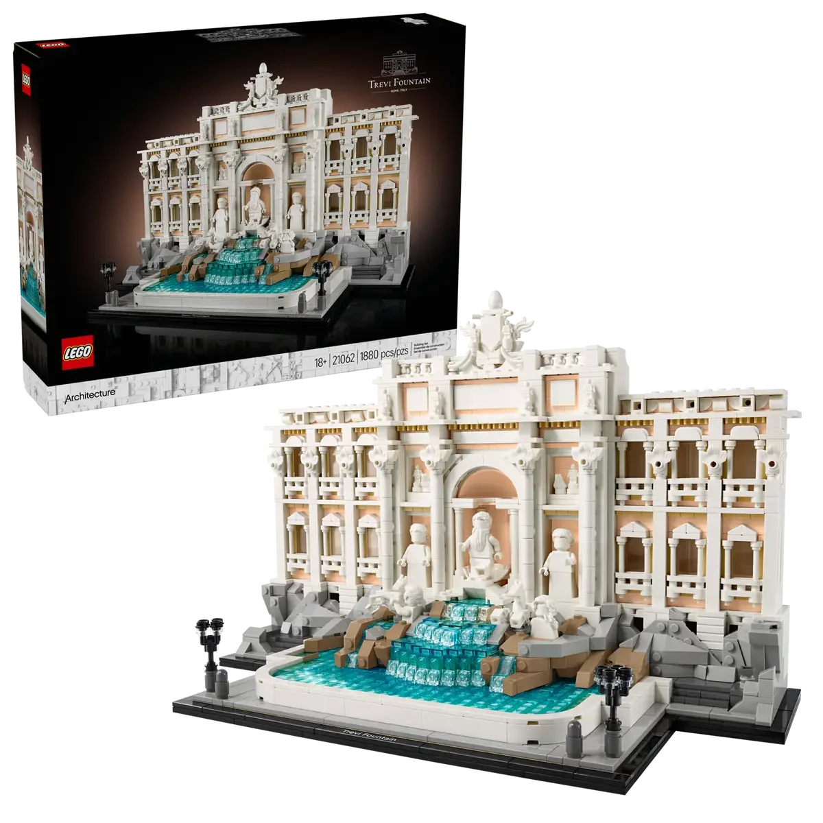LEGO 21062 Architecture Trevi Fountain Building Set - Jaiman Toys