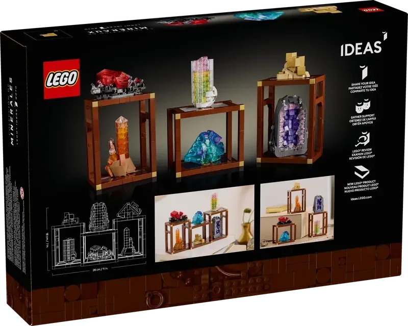 LEGO 21362 Ideas Mineral Collection Building Set for Adults, Ages 18+