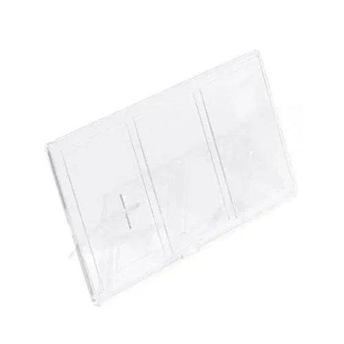 Fujifilm Instax Mini Transparent 3" Inch Polaroid Triple Photo Frame For Tabletop Display of Small Cards, Photos - Pack of 5 - Jaiman Toys