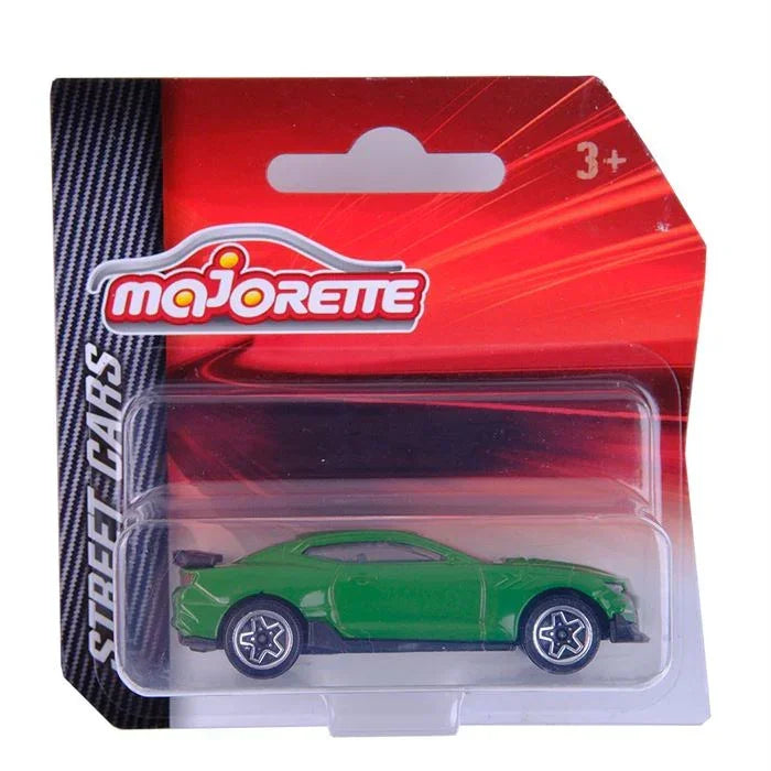Majorette Street Car Chevrolet Camaro -Diecast Model-Green