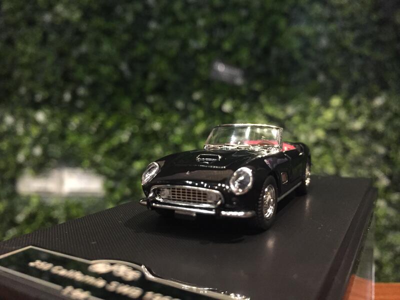 GFCC 1:64 Scale 1960 SWB Ferrari 250GT California Black Convertible Diecast Car Model - Jaiman Toys