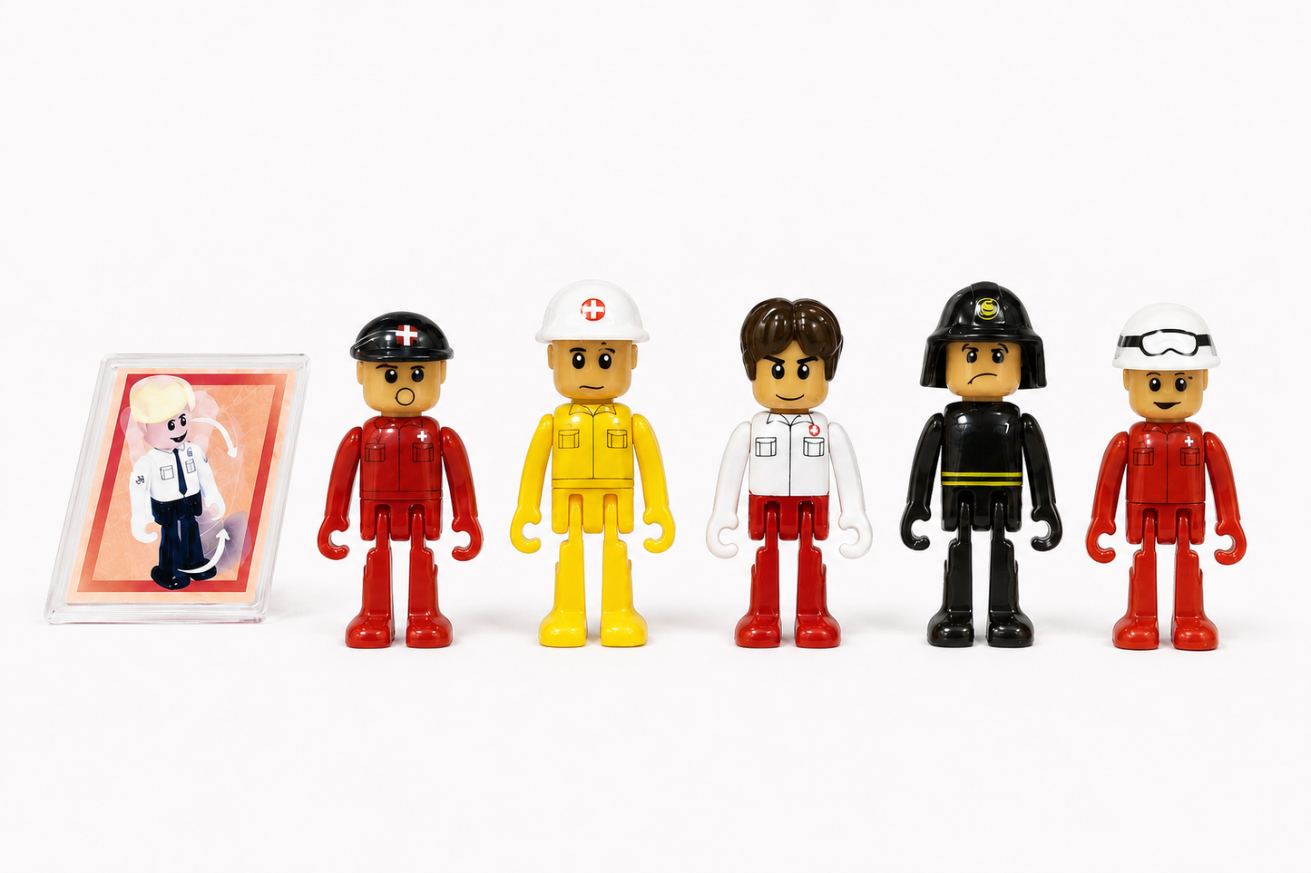 Tomica Rescue City Team Figure Pack | Mini Rescue Personnel Toy Set for Kids & Collectors