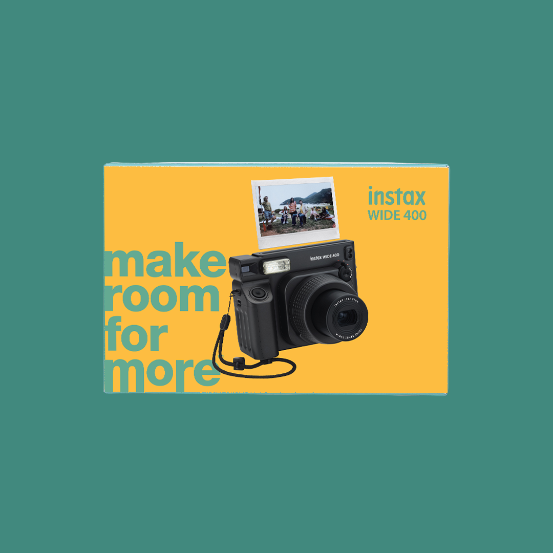Fujifilm Instax Wide 400 Instant Camera Starter Kit Plus Green | Includes 20 Shots Film & Photo Album | Wide Format Instant Camera