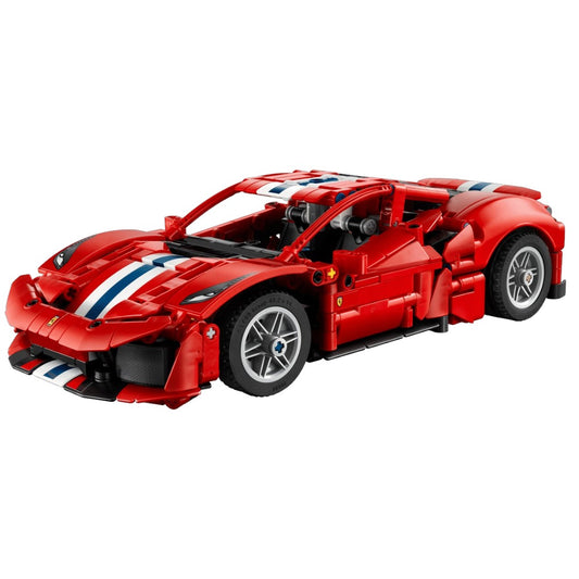 LEGO 42235 Technic Ferrari 488 Pista Car Building Set – 882 Pieces, Ages 9+
