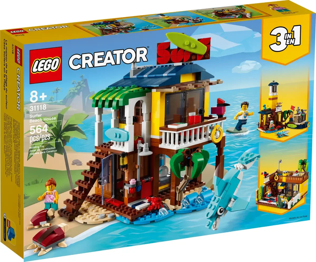 LEGO 31118 Surfer Beach House - Build Your Coastal Paradise - Jaiman Toys