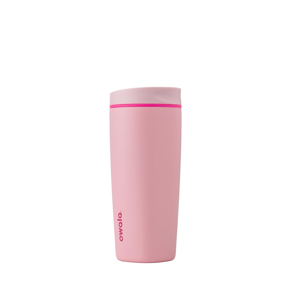 Owala SmoothSip Slider 20oz (590ml) Insulated Stainless Steel Coffee Tumbler β Reusable Travel Mug for Hot & Iced Coffee