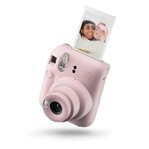 Fujifilm Instax Mini 12 Instant Camera + 10 Film Shots + Carrying Case - Blossom Pink, Mini 12 - Jaiman Toys