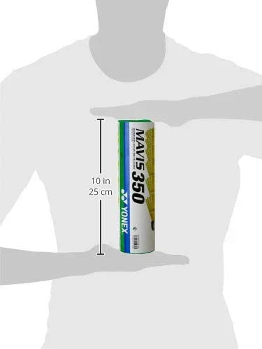 Yonex Mavis 350 Green Cap Nylon Shuttlecock (Yellow) - Jaiman Toys