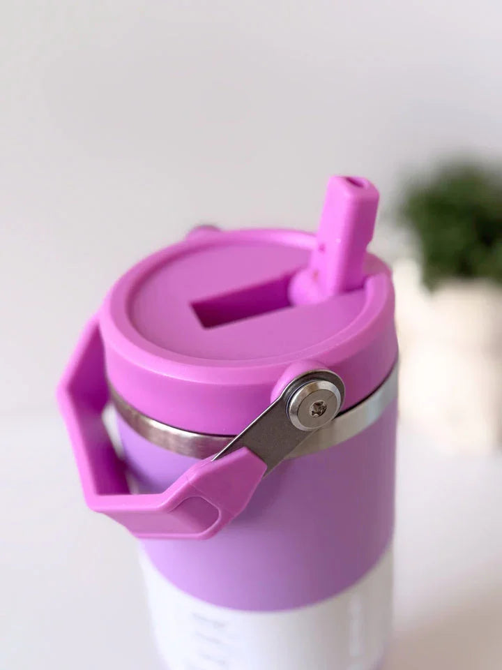 Stanley IceFlow™ Flip Straw Tumbler | 887ml with Straw for Water (30 oz) (Purple) - Jaiman Toys