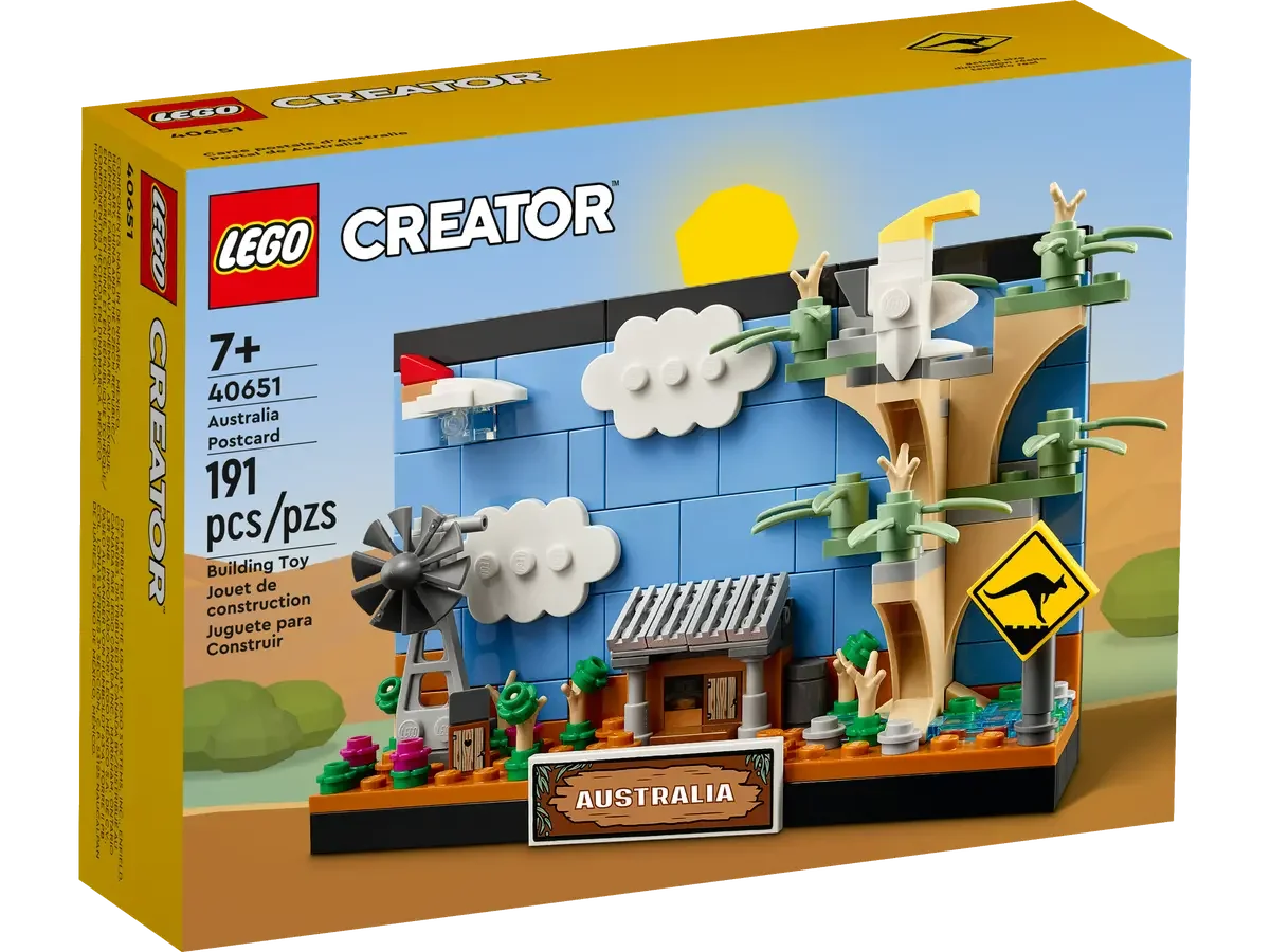 LEGO 40651 Australia Postcard Build and Display The Outback - Jaiman Toys