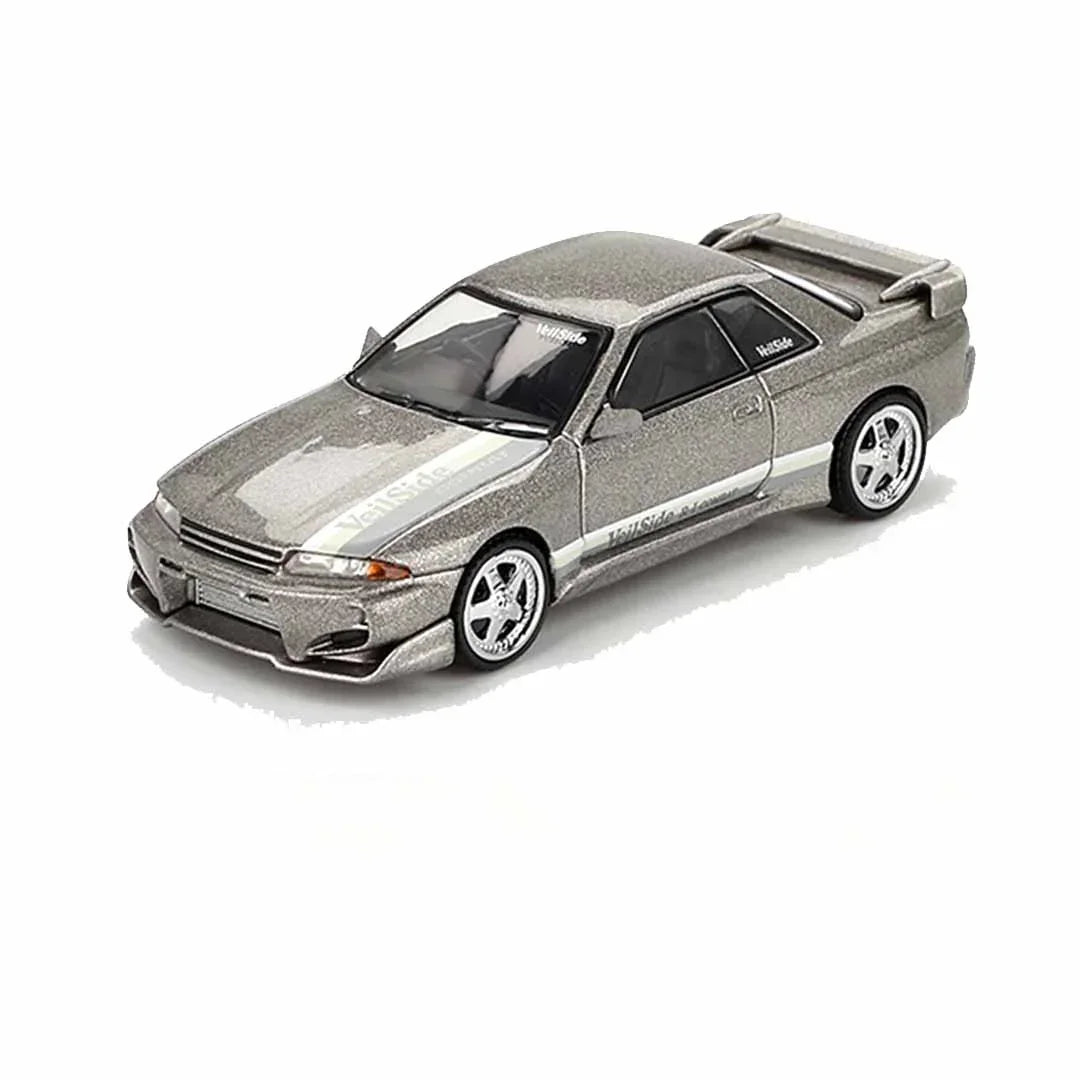 Mini GT 1:64 Nissan Skyline GT-R R32 – VeilSide Combat C-I (Combat Grey, RHD) - Jaiman Toys