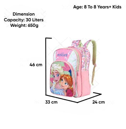 STRIDERS Frozen 18" School Bag Fun and Functional for Kids Featuring Elsa, Anna, and Snowflakes - Jaiman Toys