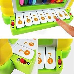 HOLA House Party Educational Toys, Baby House with Shape Sorters, Musical Piano Keys, Counting Math Beads ,Blocks Activity Cube ,Play Cube for Kids - 739 - Jaiman Toys