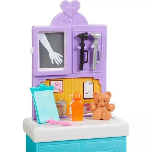 Barbie Pediatrician Doll and Doctor Playset with Accessories, Purple Scrubs for 3 Years & Above (Purple) - Jaiman Toys