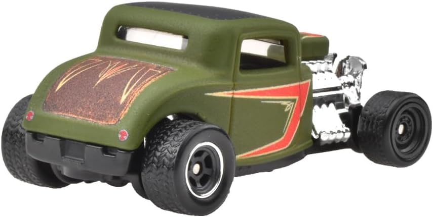 Hot Wheels Premium 1:64 Scale ’32 Ford Die-Cast Car Blister Pack – Boulevard Series Metal/Metal Real Riders Collectible Hot Rod