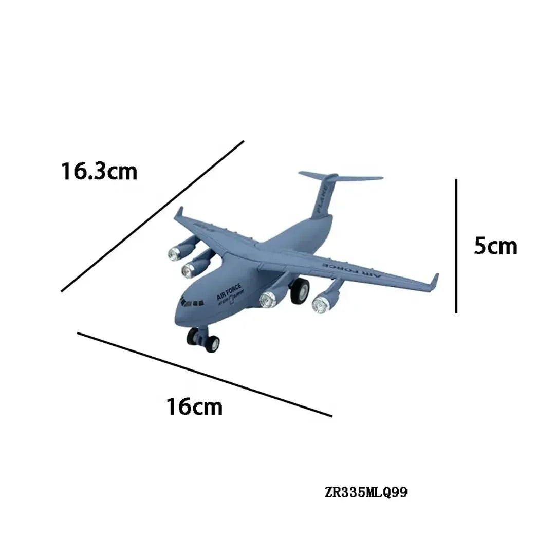 Breatoi! Military Transport Planes Toy! 1:300 Scale Models Pull Back Alloy - Jaiman Toys