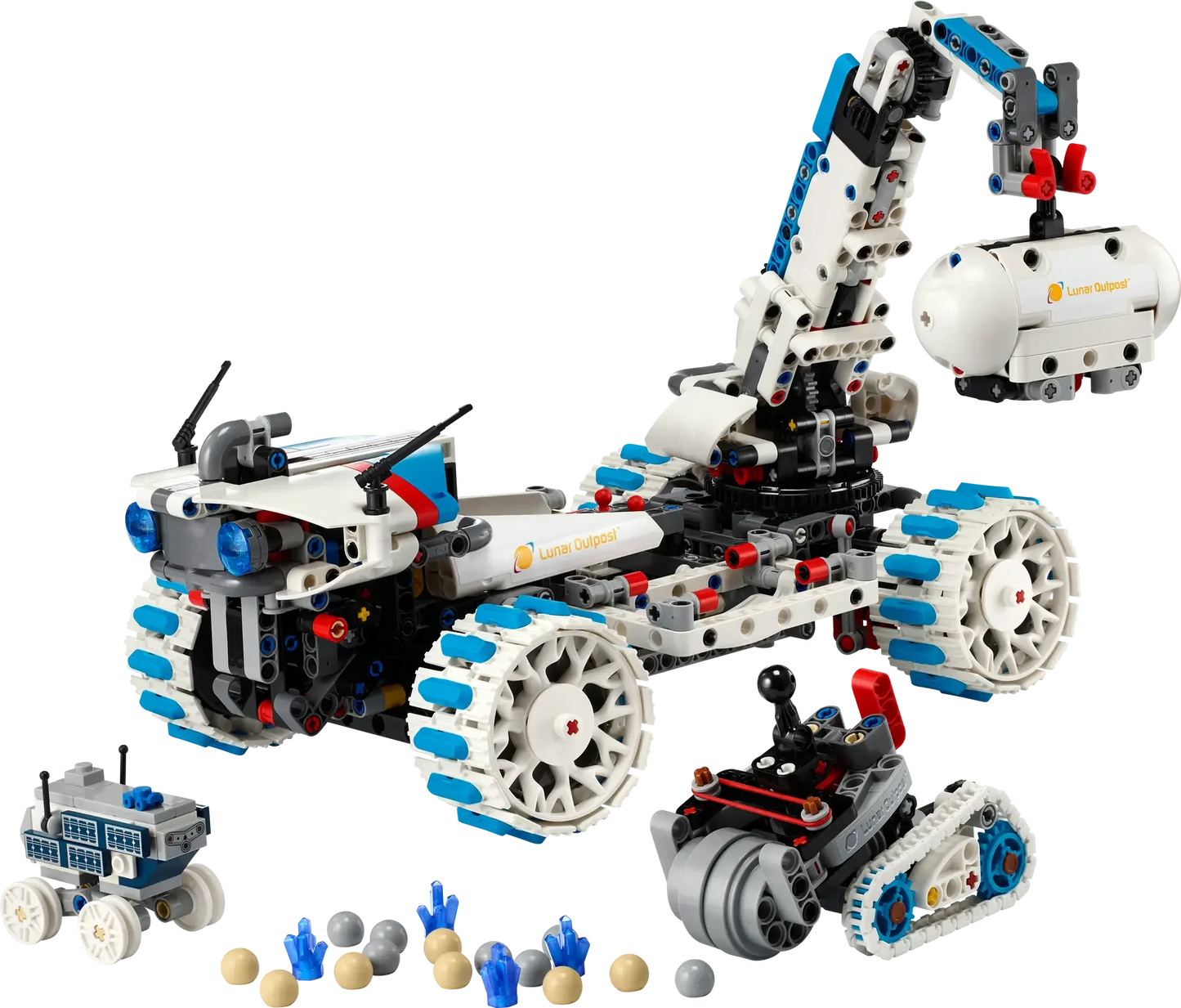 LEGO Technic 42211 Lunar Outpost Moon Rover 1,082-Piece Space Exploration Set - Jaiman Toys