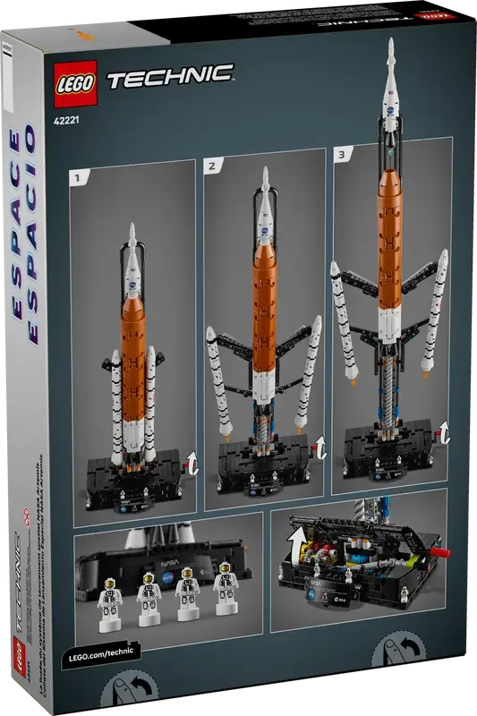 LEGO® 42221 Technic NASA Artemis Space Launch System Rocket | 632 Pieces | Ages 9+