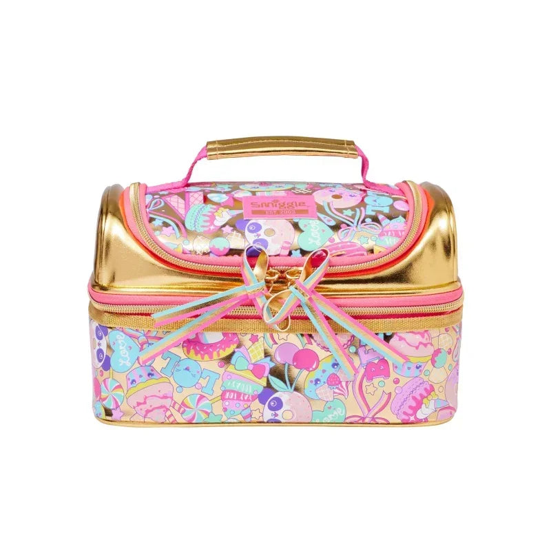 Smiggle Lunch Bag : Golden Icecream Double Decker 7 Inch For Kids - Jaiman Toys