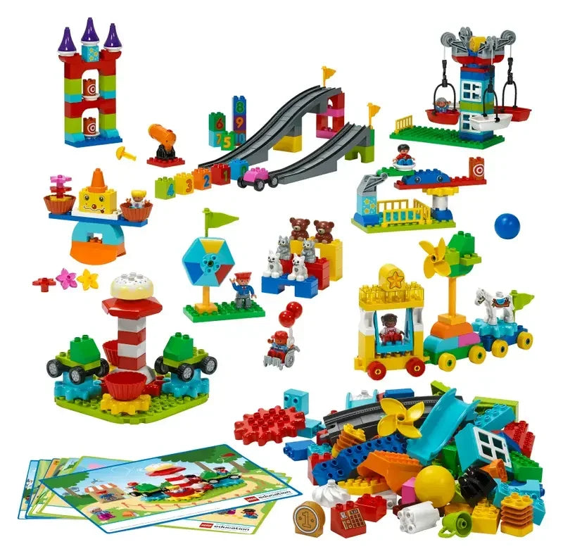 LEGO Education 45024 DUPLO Steam Park , Fun STEM Educational Toy, Steam Learning - (295Piece)